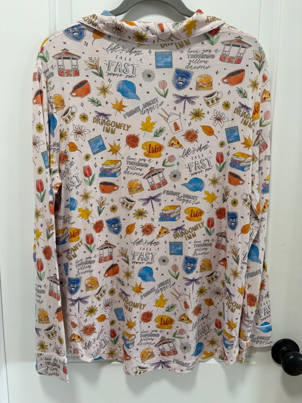 Gilmore Girls x Posh Peanut NWT size XL Women’s Pajama Top Bamboo Lightweight - Picture 14 of 15